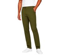 Castle Point Pantaloni Casual da Uomo in Cotone Elasticizzato Classico, Cachi, 32W x 31L