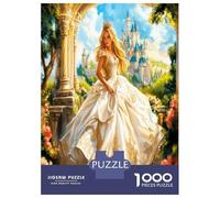Castle Princess 1000 Pezzi Puzzle Classico Fairy Tale Romance Bundle Puzzle Cartone Robusto - DIY Divertimento Famiglia, Bella Decorazione, Regalo Compleanno Perfetto Per Bambini 38x26cm/1000pcs