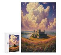 Castle Puzzle 300 Pezzi Colorato Rompicapo Paisaje Edificio Sfida Impossibile Per Amanti Del Puzzle Adulti Rilassamento Pressione Ridotta Idea Regalo Per Lui 300 PCS