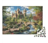 Castle Puzzle Da 1000 Pezzi Per Adulti Puzzle Da 1000 Pezzi Giochi Educativi Decorazione Della Casa Puzzle I Migliori Regali Per Uomini E Donne 1000pcs (75x50cm)