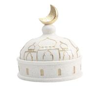 Castle Statue - Resin, Tower Ornament Detailed Finish | Compact Tabletop Display Decorative Architecture Accent, Fantasy Tower Decor For Living Room, Bedroom, Shelf Display, Nursery, Bedside Table