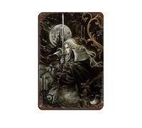 Castlevania Symphony of the Night Game Targa in metallo vintage Pub Club Cafe Bar Decorazione da parete Poster Retro 20 x 30 cm