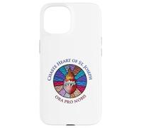 Casto Cuore di San Giuseppe Ora Pro Nobis Custodia per iPhone 15