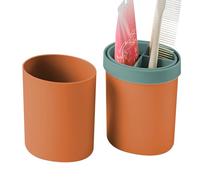 Casto di spazzolino da denti, portametro di spazzolino - Contenitore spazzola per dente portatile,da denti spazzolino da denti per il vagone multifunzione per le perdite per la scuola di spogliarellin