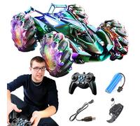 Castor Cascader Car -, Rilevamento Gesti auto a cascadeuse, Giocattolo per auto RC per bambini, auto contorta a Mano controllata controllata Per 8 anni e più, Cascade Car
