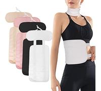 Castor Oil Pack Wrap For Waist And Neck,Reusable Wraps With Cold Or- Hot Packs With Adjustable Elastic Strap (Pink)
