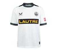 Castore FC Kaiserslautern 2025/2026 - Maglietta per bambini, colore: bianco/nero, XL (164 cm)