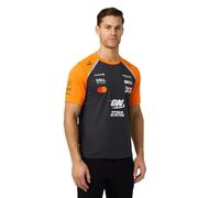 Castore McLaren F1 2025 - Maglietta da uomo della squadra Lando Norris, Fantasma/Gloria d'autunno, L