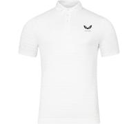 Castore Polo Piqué Stripe, bianco