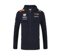Castore Red Bull Racing F1 2025 - Felpa con cappuccio e zip intera, Marina Militare, L