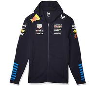 Castore Red Bull Racing F1 - Felpa da uomo con cappuccio e zip intera, 2024, Cielo notturno., XX-Large