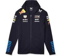 Castore Red Bull Racing F1 - Felpa da uomo con cappuccio e zip intera, 2024, Cielo notturno., XXX-Large