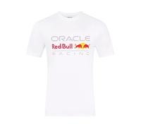 Castore Red Bull Racing F1 - Maglietta con logo frontale grande, bianco, M