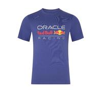 Castore Red Bull Racing F1 - Maglietta con Logo Frontale Grande, Blu, M