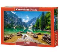 Castorland 1000 Piece Jigsaw Puzzle, Steam Train, Heaven's Lake, Pragser Wildsee