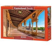 CASTORLAND 1000 Piece Jigsaw Puzzles, Spanish Square, Seville, Spain, Andalusia,