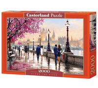 CASTORLAND 2000 Piece Jigsaw Puzzles, Along the River, Art. Puzzle, paintings pu