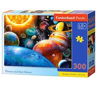 Castorland B-030262 - Puzzle Planets and Their Moons, 300 pezzi, multicolore