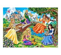 Castorland B-070022 - Puzzle "Principesse in giardino", 70 pezzi, multicolore