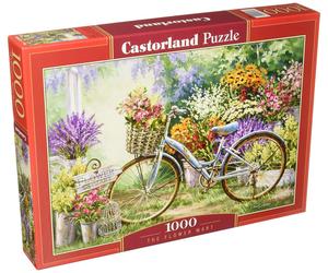 Castorland C-103898-2 The Flower Mart, puzzel met 1000 stukjes, kleurrijk