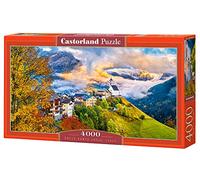 Castorland C-400164-2 Colle Santa Lucia,Italy,Puzzle 4000 Pezzi, Rosso