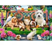 Castorland - Puzzle Animali domestici nel parco - 1000 Pezzi