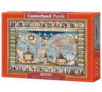 Castorland Map of the world, 1639 Puzzle 2000 pz Mappe