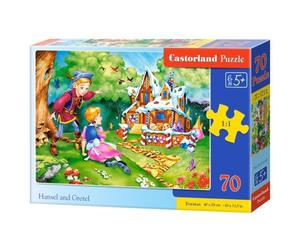 Castorland CSLB-070145 Puzzle da 70 Pezzi - Hansel e Gretel