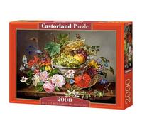 Castorland CSLC-200658-2 Puzzle da 2000 Pezzi - Natura Morta con Fiori e Cesto d