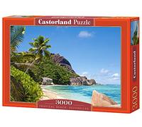 Castorland - Puzzle Spiaggia tropicale, Seychelles - 3000 Pezzi