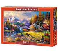 Castorland Hobby-Puzzle panoramico per rifugio, 1500 pezzi, Multicolore, C-151462-2