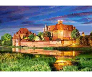 Castorland - Puzzle Castello di Malbork, Polonia - 1000 Pezzi
