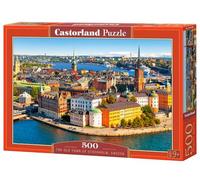 Castorland - Puzzle La città vecchia di Stoccolma, Svezia - 500 Pezzi