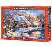 Castorland - Puzzle Cottage invernale - 500 Pezzi