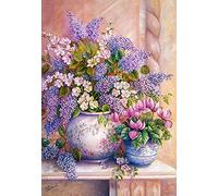 Castorland - Puzzle Trisha Hardwick: fiori lilla - 1500 Pezzi