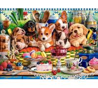 Castorland - Puzzle Cuccioli Dessert - 300 Pezzi