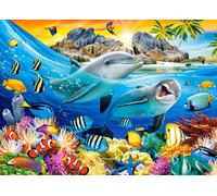 Castorland - Puzzle Delfini ai tropici - 180 Pezzi