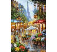 Castorland Spring Flowers, Paris Puzzle 1000 pz Arte