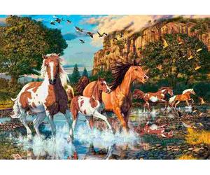 Castorland - Puzzle Il Paese delle Meraviglie del Cavallo - 1000 Pezzi