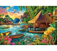 Castorland - Puzzle Isola tropicale - 1000 Pezzi
