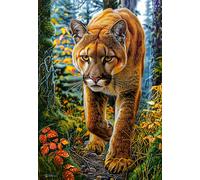 Castorland - Puzzle Leone di montagna nella foresta - 1500 Pezzi