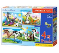 Castorland puzzle Mamme e cuccioli animali