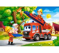 Castorland puzzle pompieri in azione maxi 40 pezzi