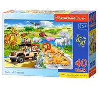 Castorland - Puzzle Safari adventure 40 maxi - 40-99 Pezzi