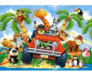 Castorland - Puzzle Softies su safari - 40-99 Pezzi
