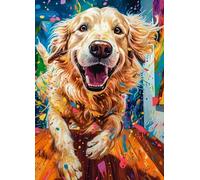 Castorland - Puzzle Spettro euforico - Cane - 200 Pezzi