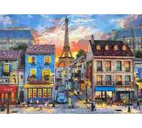 Castorland Paris Puzzle da 500 pezzi Streets of Parigi, Multicolore, B-52684