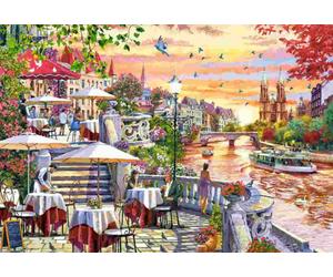 Castorland - Puzzle Tramonto romantico della città - 1000 Pezzi