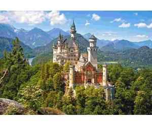 Castorland - Puzzle Veduta del castello di Neuschwanstein - 500 Pezzi