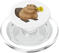 Castoro Musicista Tromba Musica PopSockets PopGrip per MagSafe